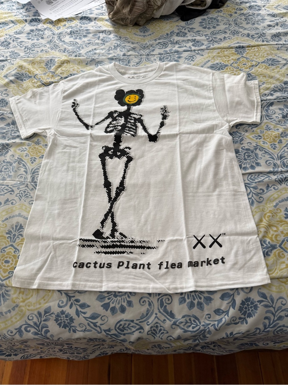 KAWS Cactus Plant Flea Market Men’s White Tee